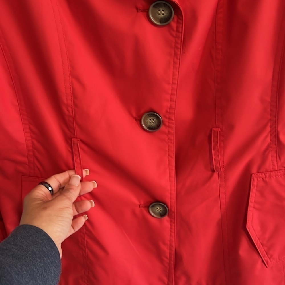 Giacca - Short raincoat - orange/reddish color - size large - Picture 8 of 13